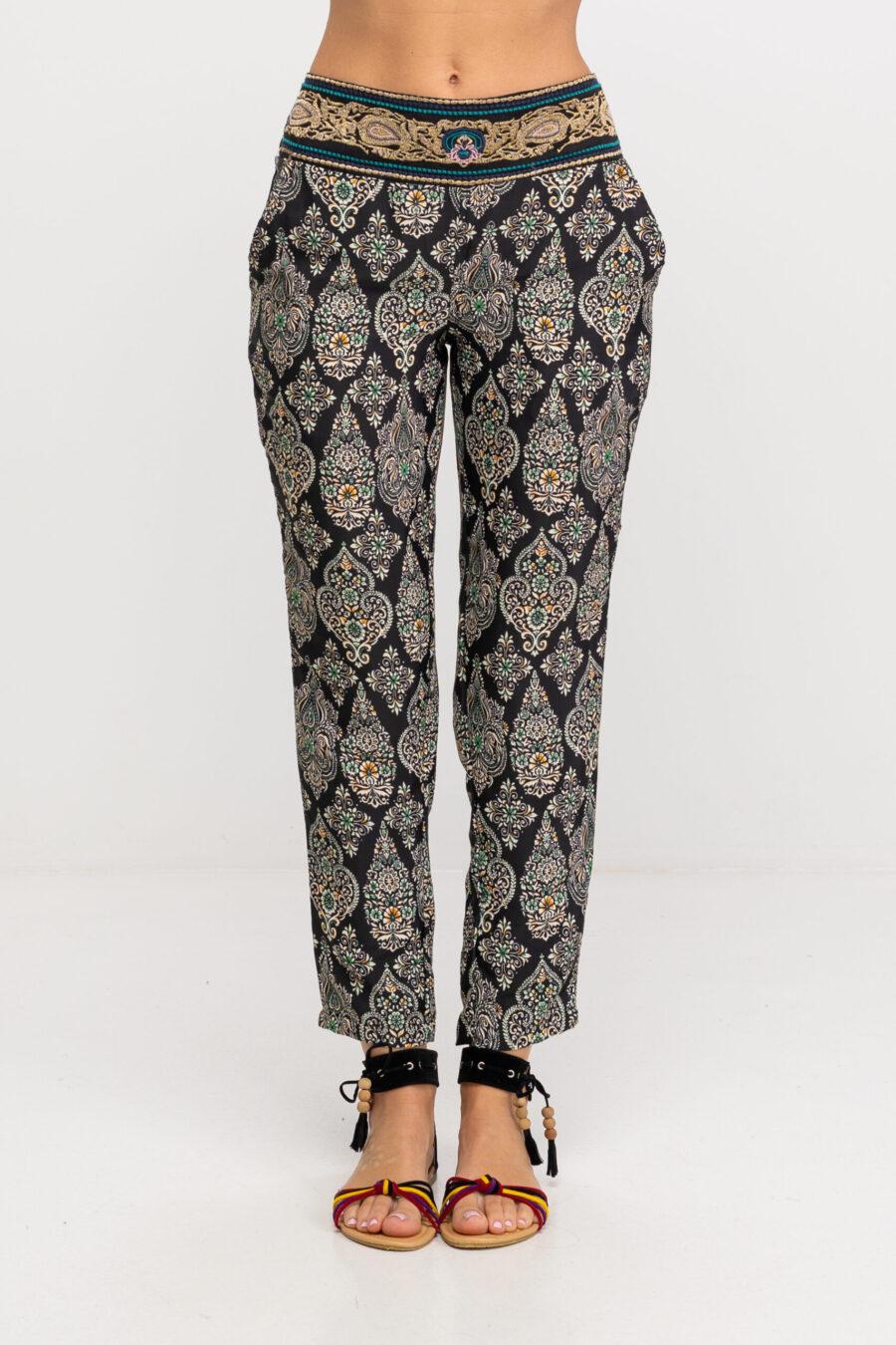peace&love by calao PANTALON ESTAMPADO LARGO Ahorra y exporta