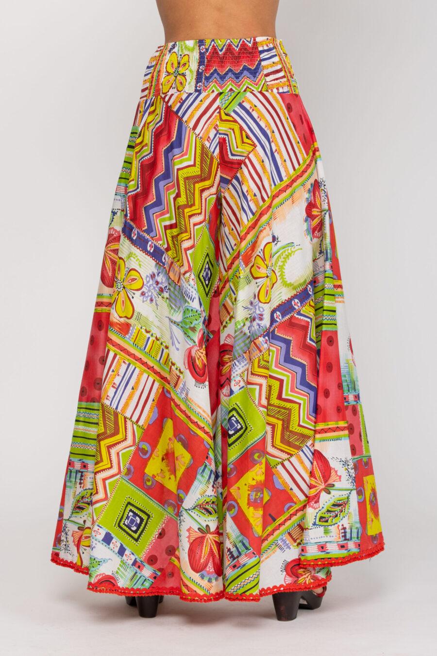 peace&love by calao PANTALON ESTAMPADO LARGO Descuento por venta flash