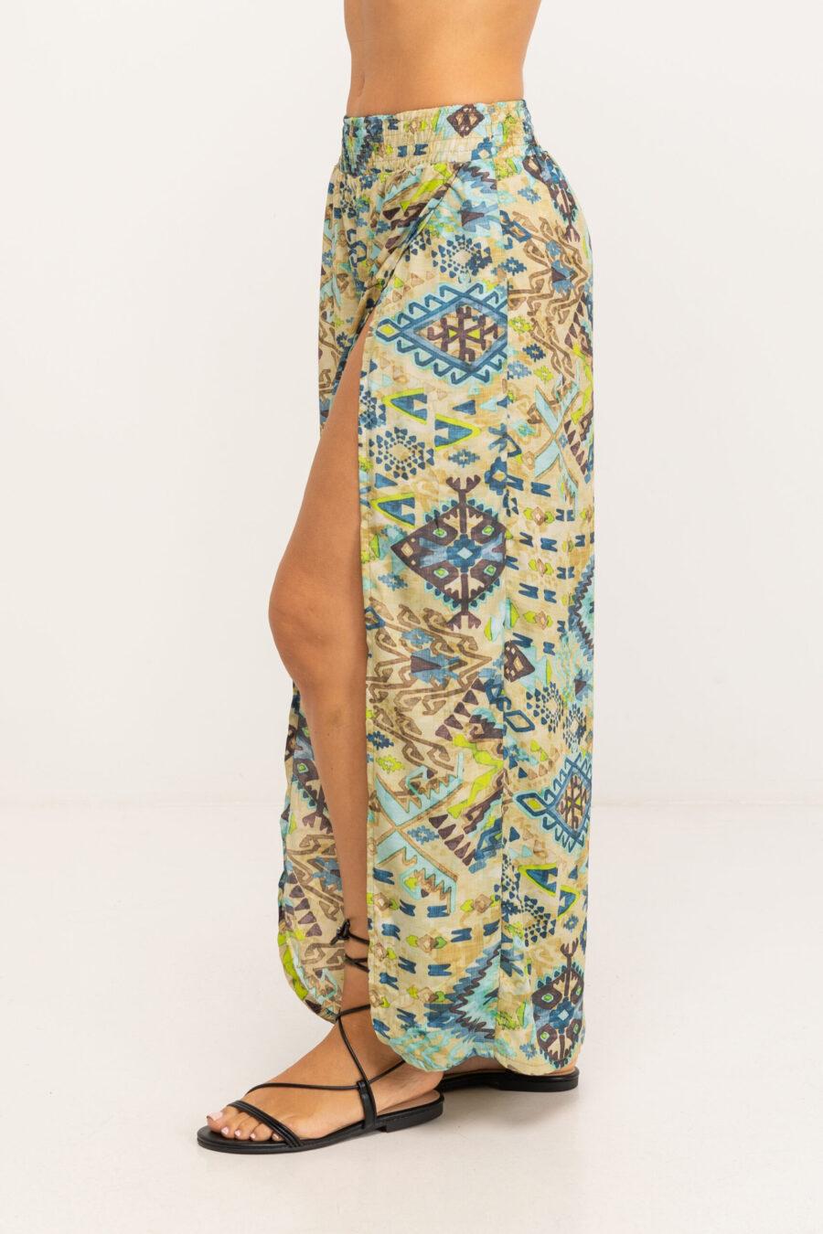 peace&love by calao PANTALON LARGO ESTAMPADO Ofertas de temporada