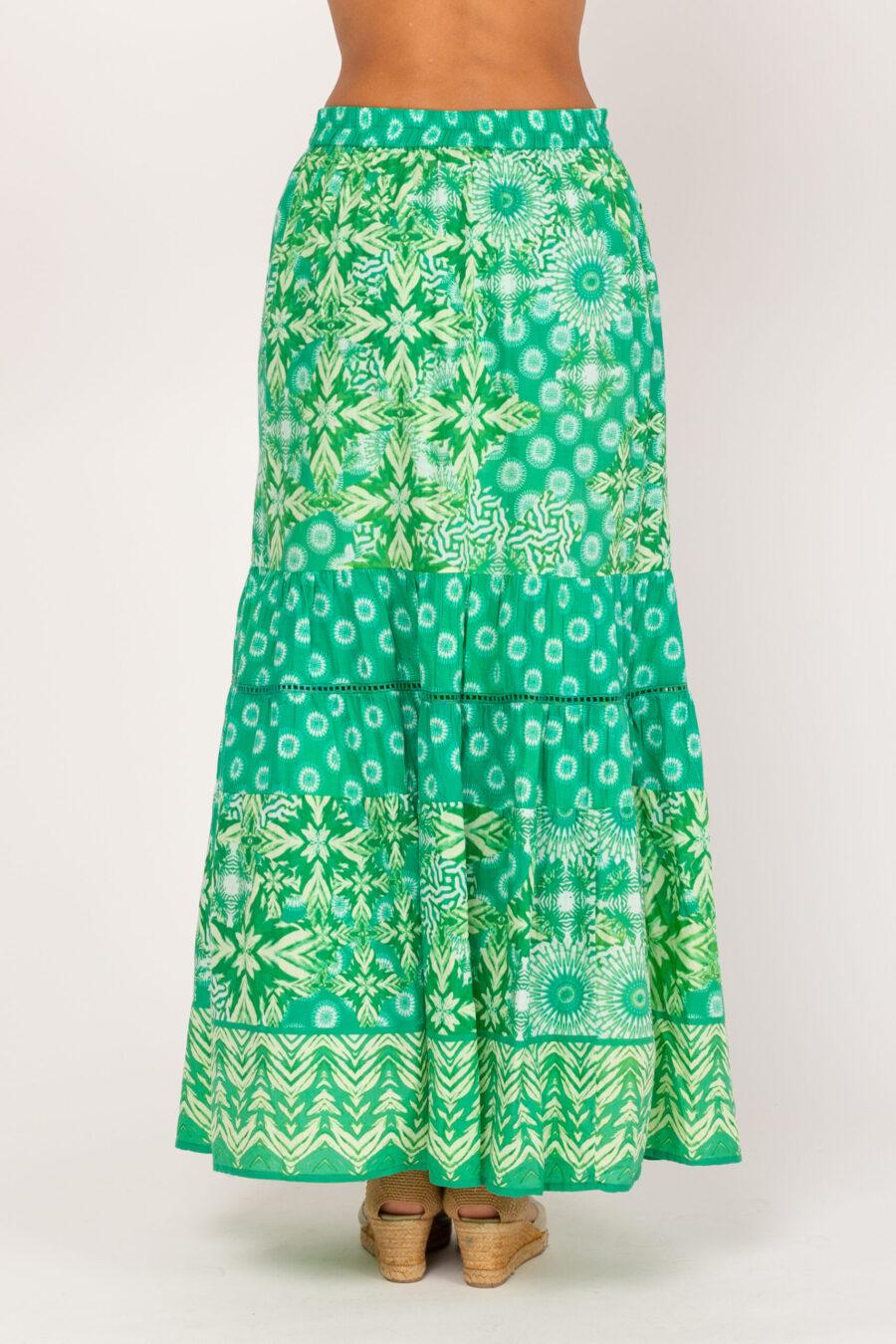 peace&love by calao FALDA LARGA CON MIX DE ESTAMPADOS Devoluciones gratuitas