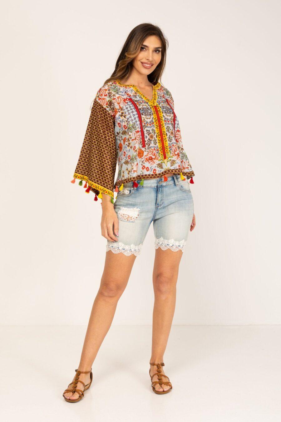 peace&love by calao BLUSA ESTAMPADA Gran oferta
