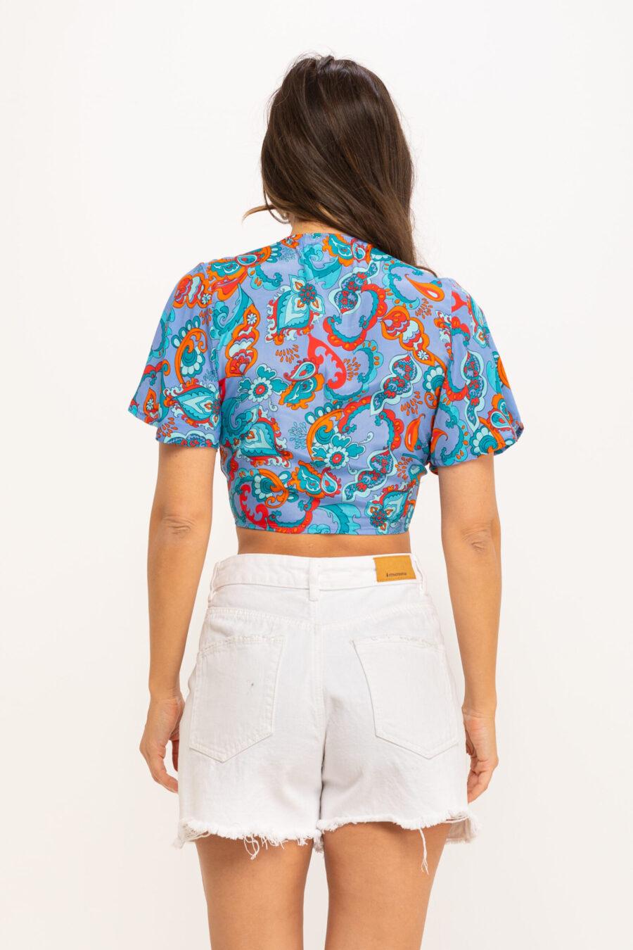 peace&love by calao BLUSA CORTA ESTAMPADA Tienda