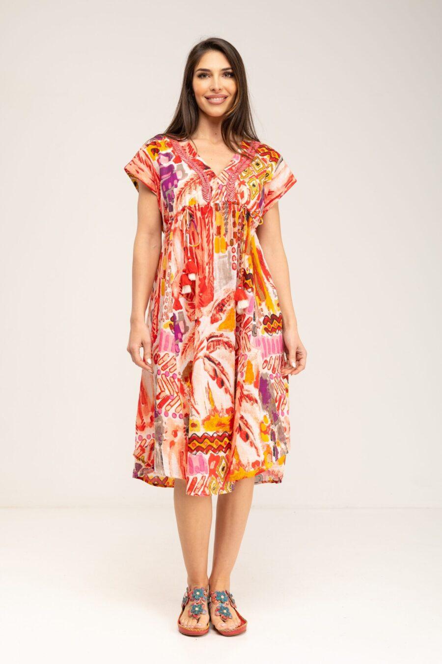 peace&love by calao VESTIDO LISO BORDADO Oferta especial