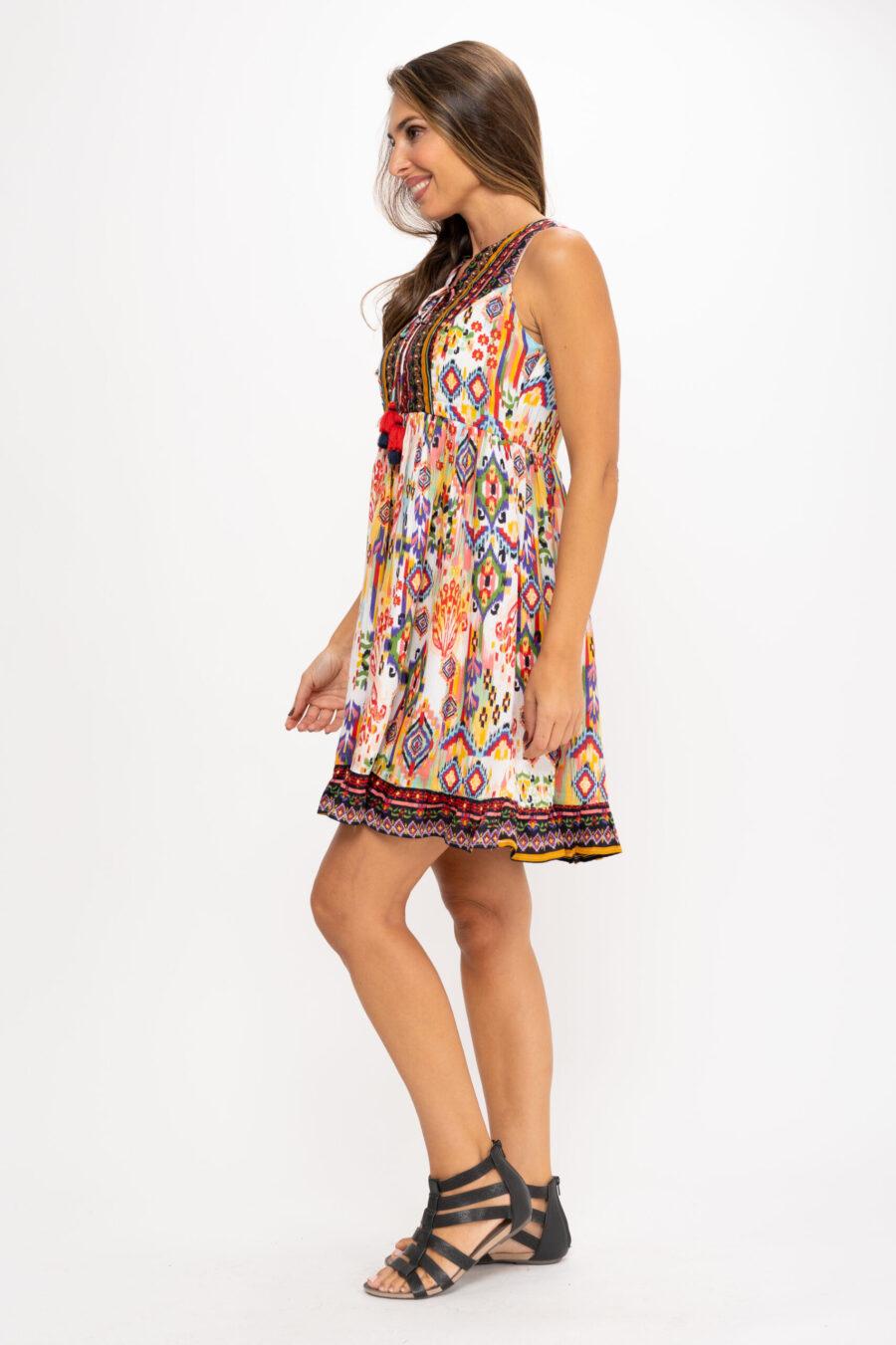 peace&love by calao VESTIDO CON DOS ESTAMPADOS Envío gratis
