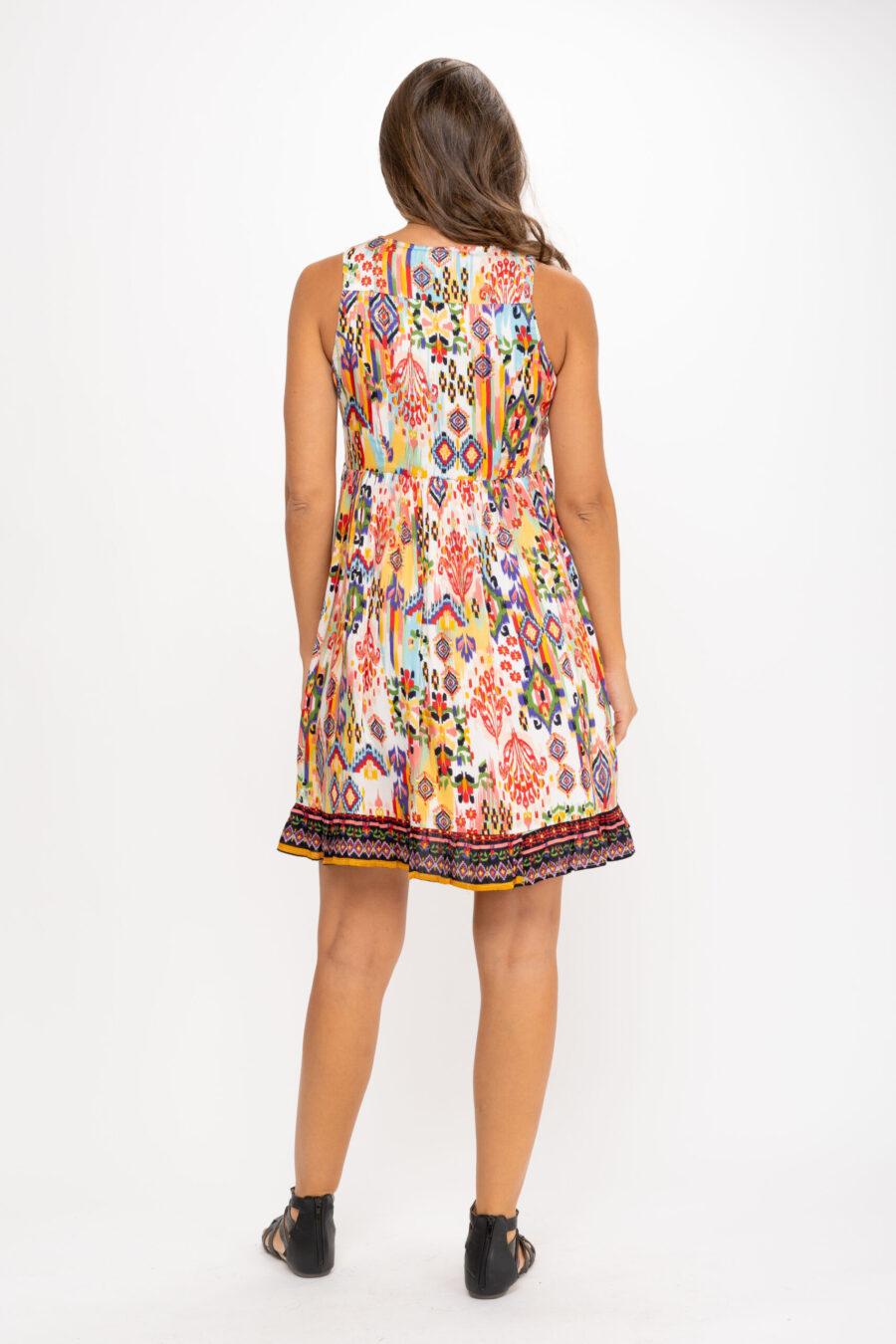 peace&love by calao VESTIDO CON DOS ESTAMPADOS Envío gratis