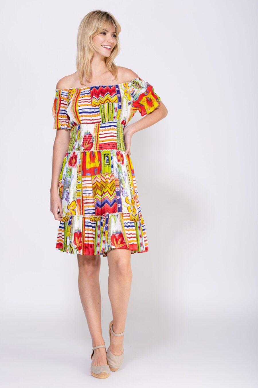 peace&love by calao VESTIDO ESTAMPADO CORTO En oferta