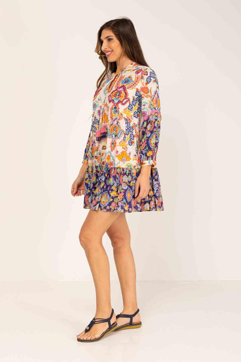 peace&love by calao TUNICA AMPLIA CON MIX DE ESTAMPADOS Descuentos del mes