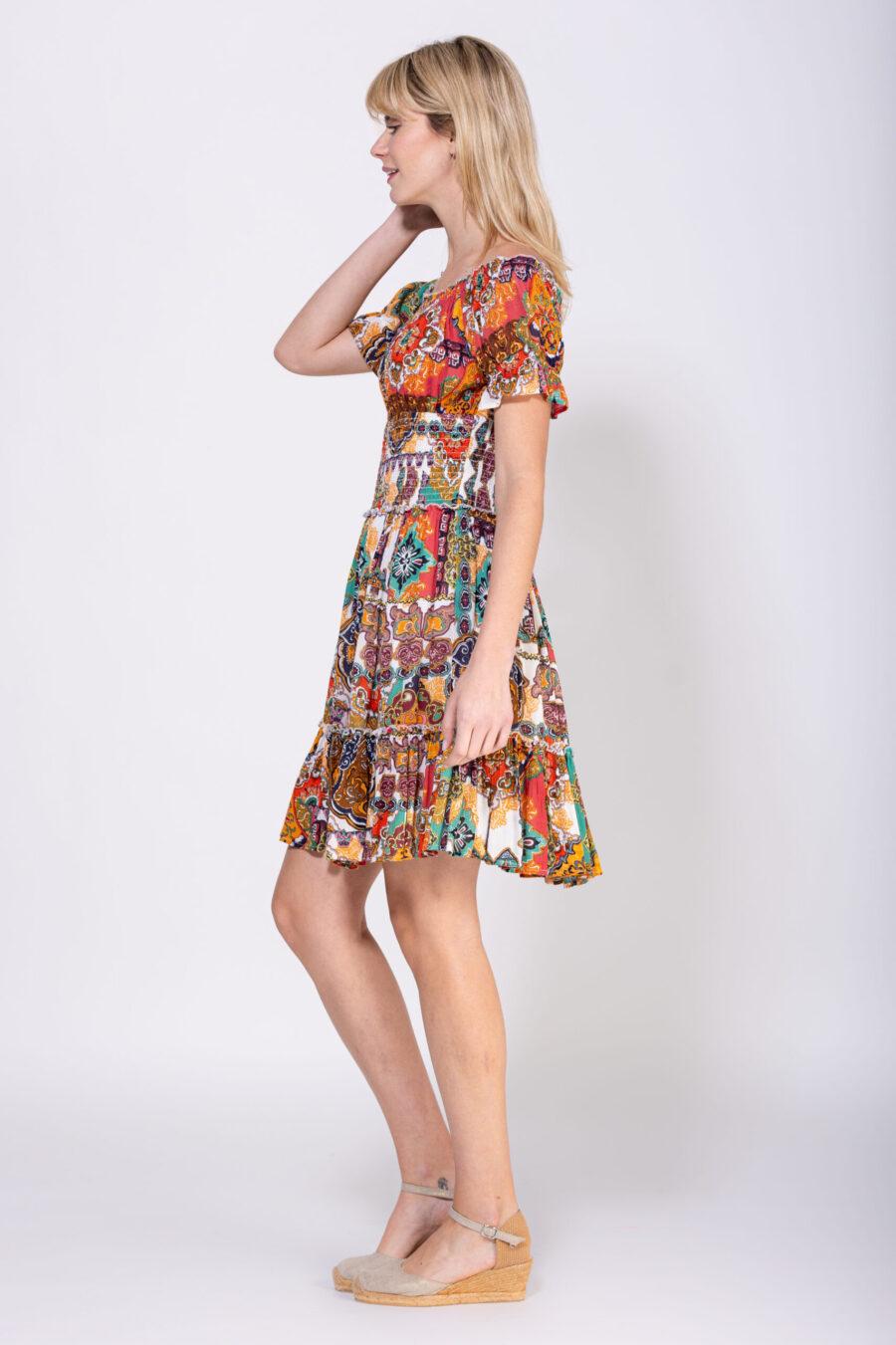 peace&love by calao VESTIDO ESTAMPADO CORTO Última moda