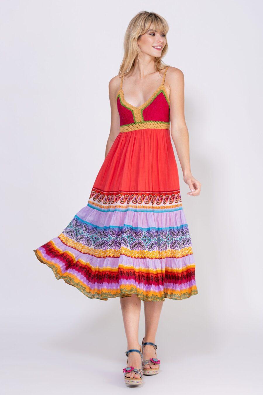 peace&love by calao VESTIDO TIRANTES ESPAQUETI 2025
