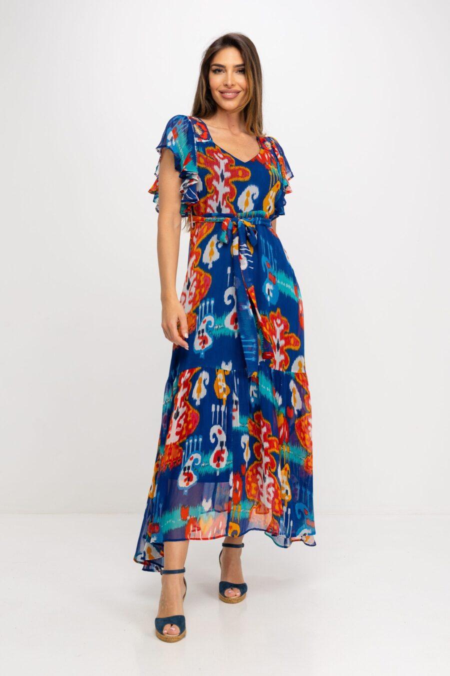 peace&love by calao VESTIDO MIDI ESTAMPADO ESPECIAL FLUIDO Ofertas
