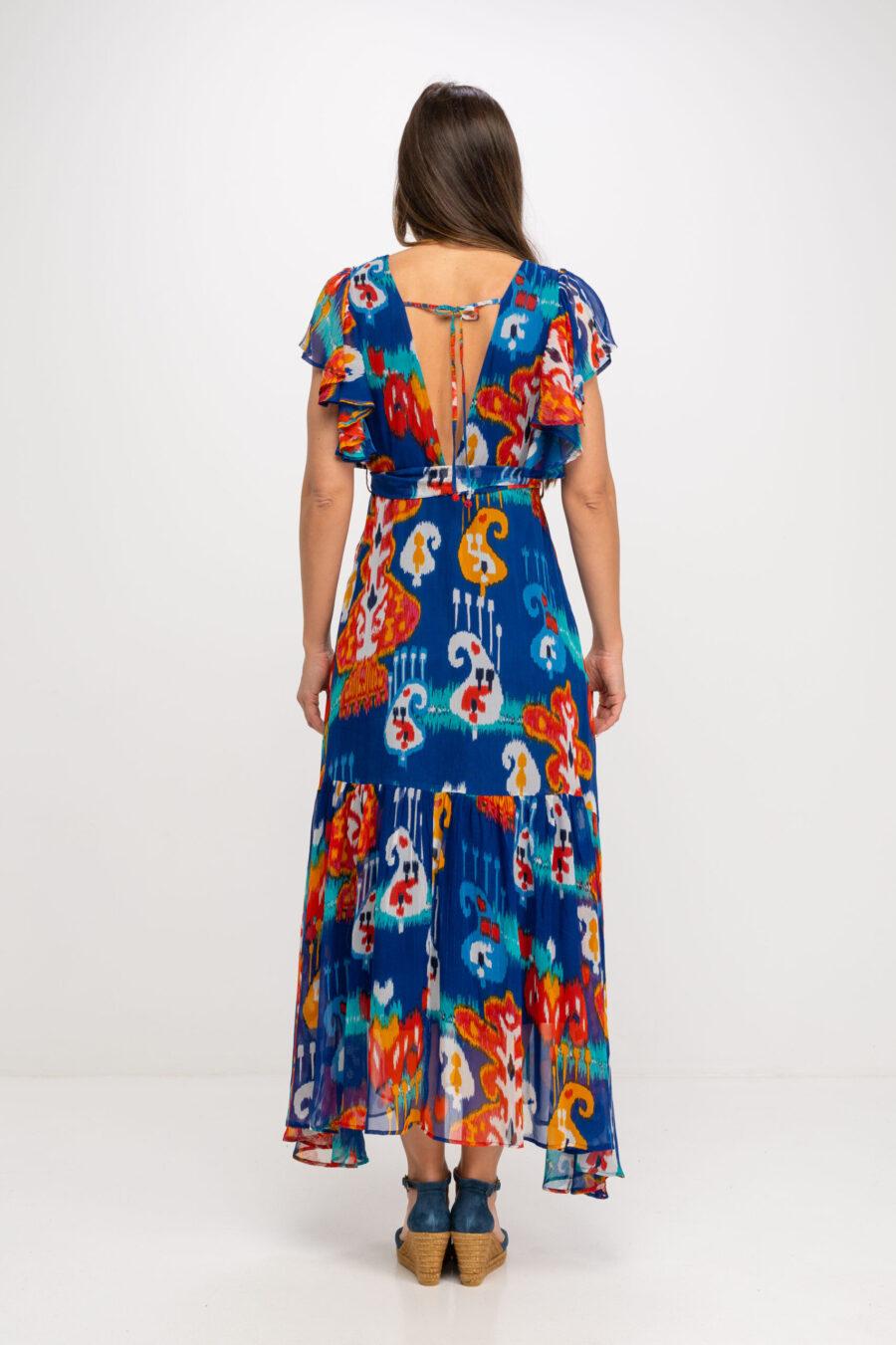 peace&love by calao VESTIDO MIDI ESTAMPADO ESPECIAL FLUIDO Ofertas