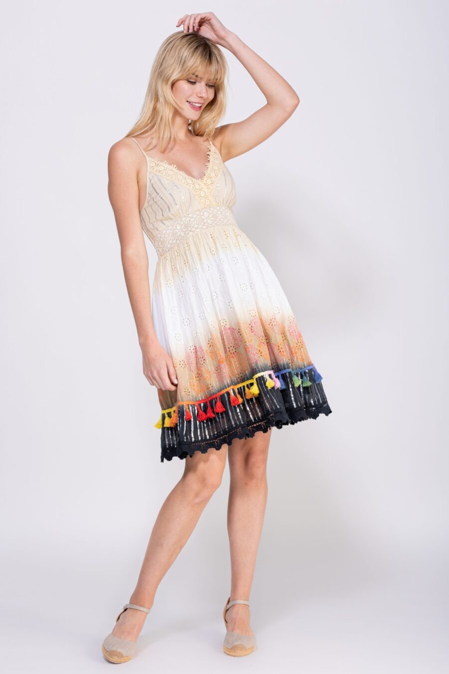 peace&love by calao VESTIDO CORTO DEGRADADO Descuento