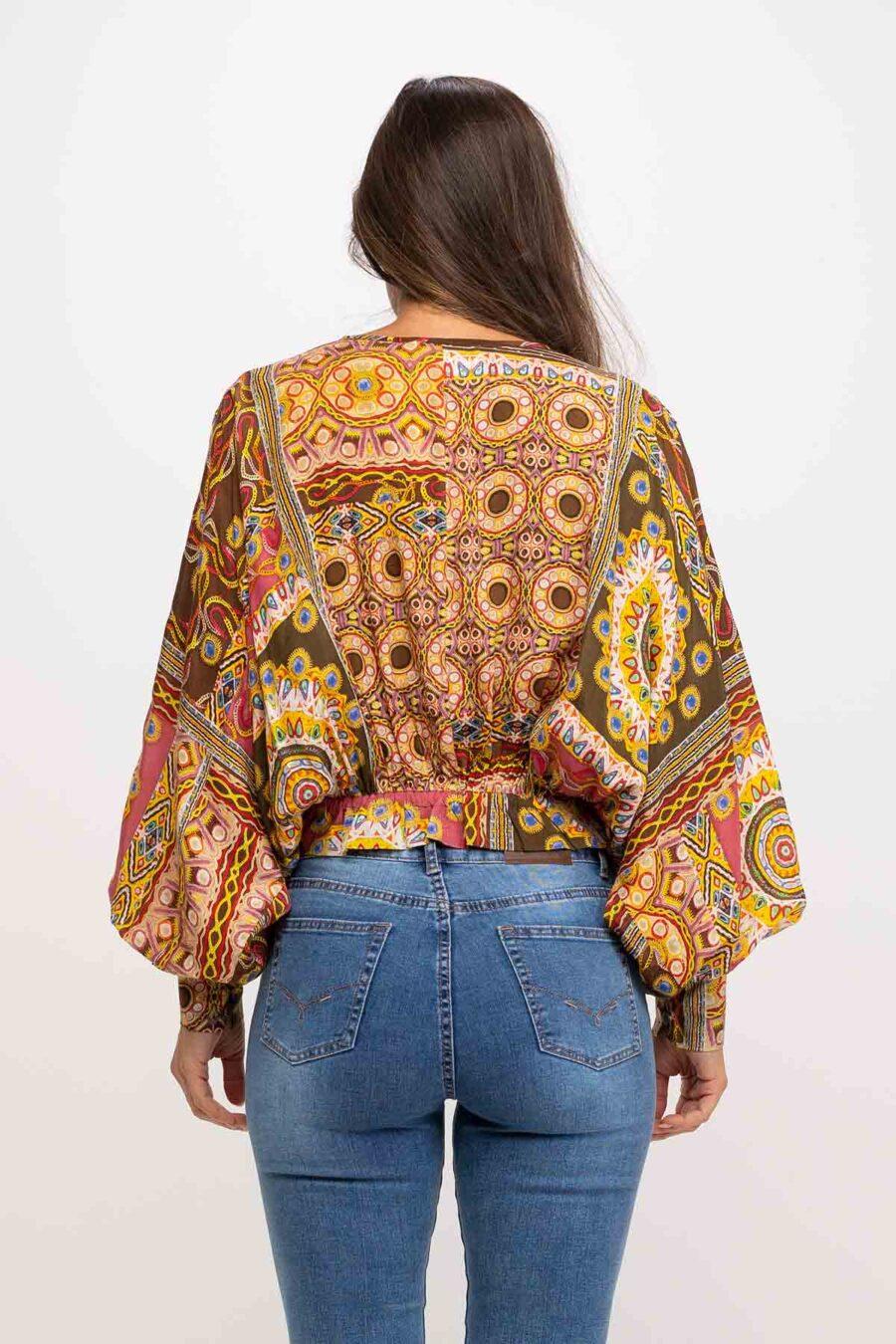 peace&love by calao BLUSA CON BORDADOS PR1095B Precios de Black Friday