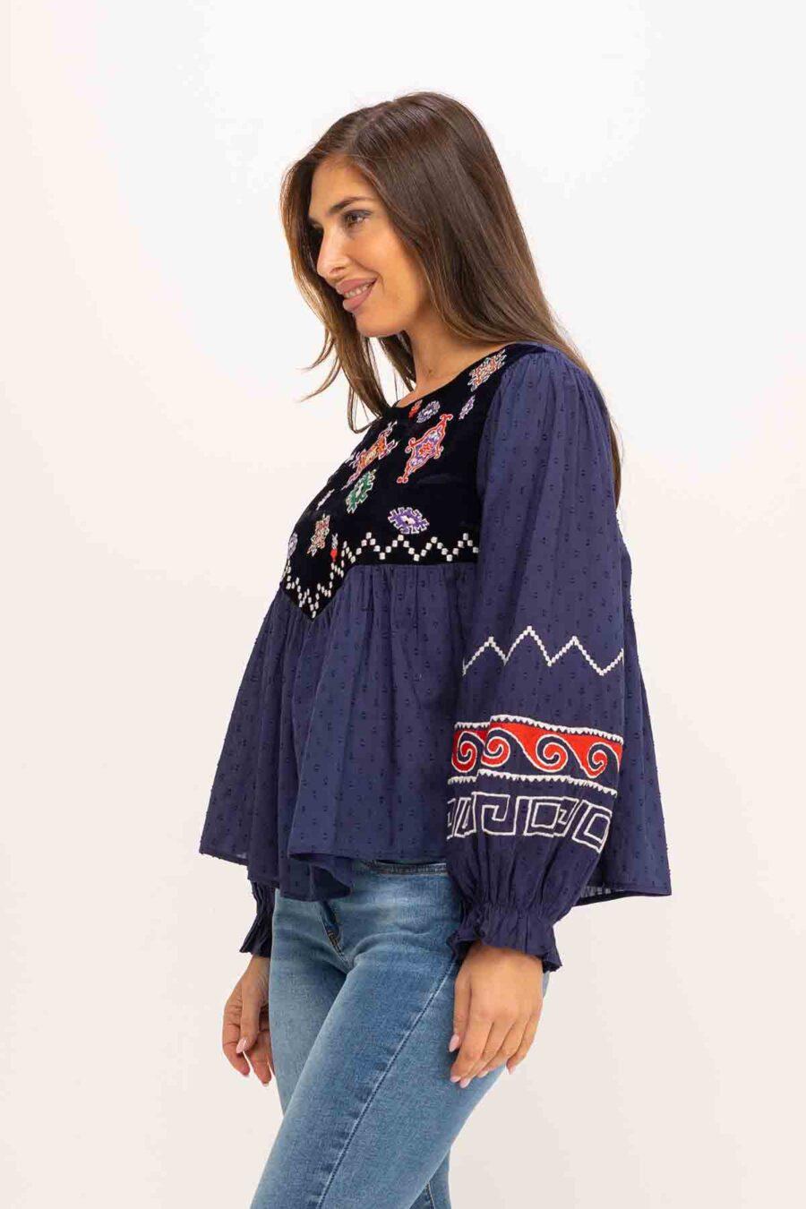 peace&love by calao BLUSA ALGODÓN IC1147B En oferta