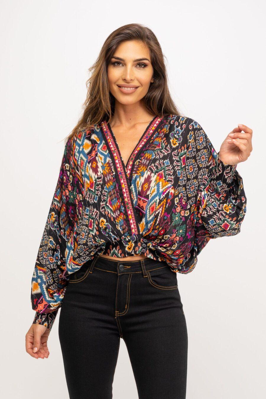 peace&love by calao BLUSA ESTAMPADA PR3078B Descuento por venta flash