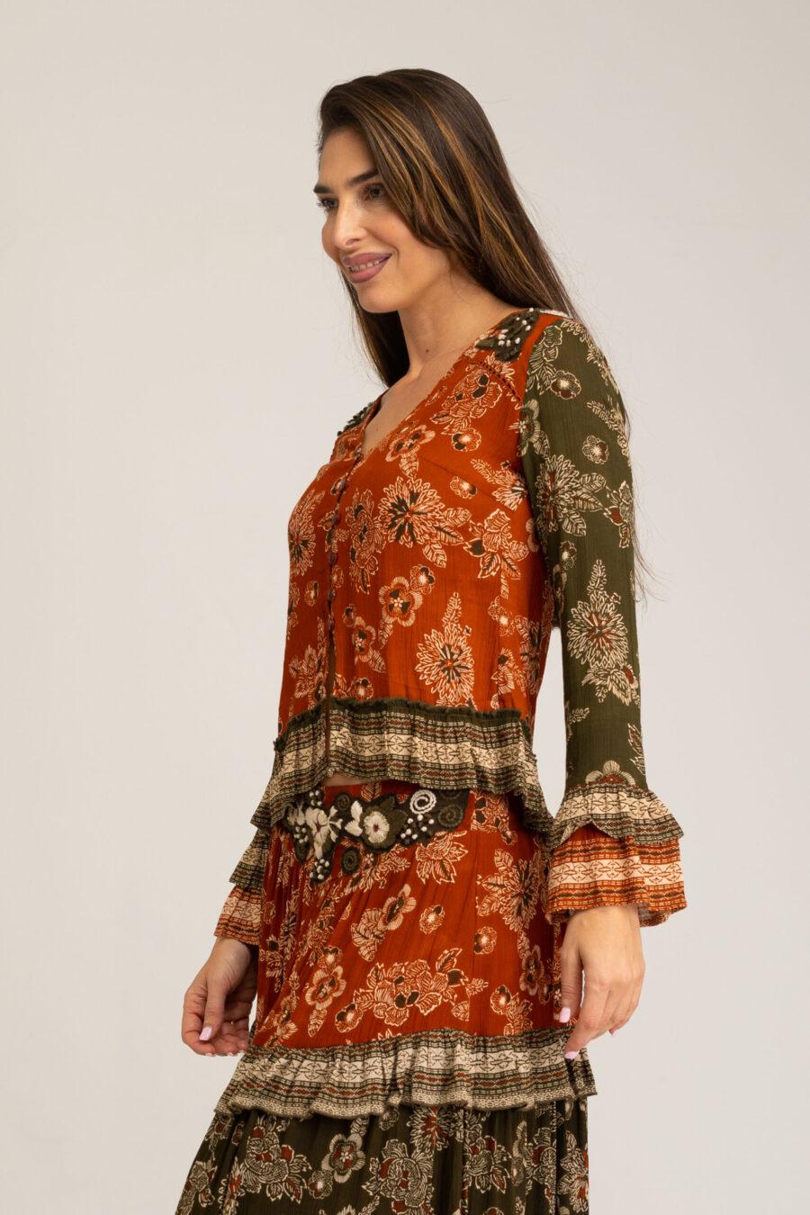 peace&love by calao BLUSA CON DOS ESTAMPADOS PR3086B Ofertas de temporada