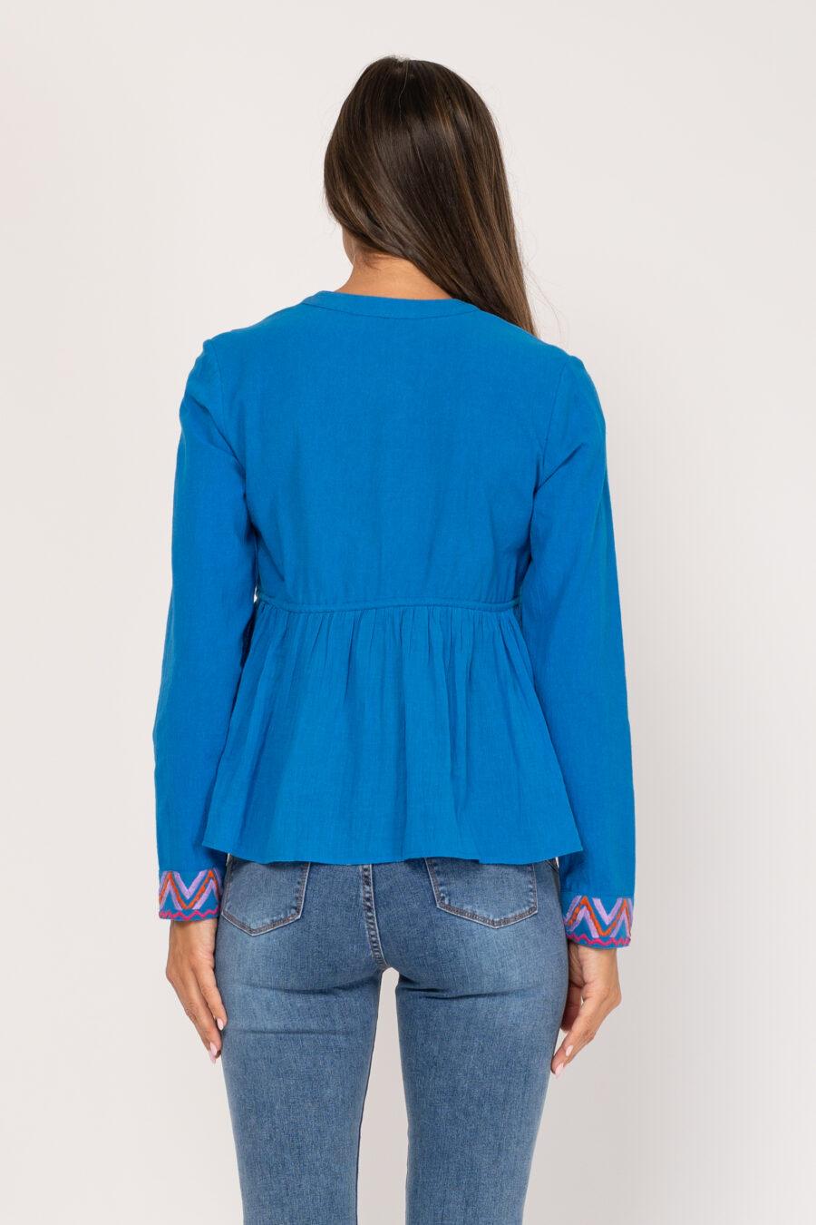 peace&love by calao BLUSA LISA CON BORDADOS PR8196B Rebajas de fin de temporada