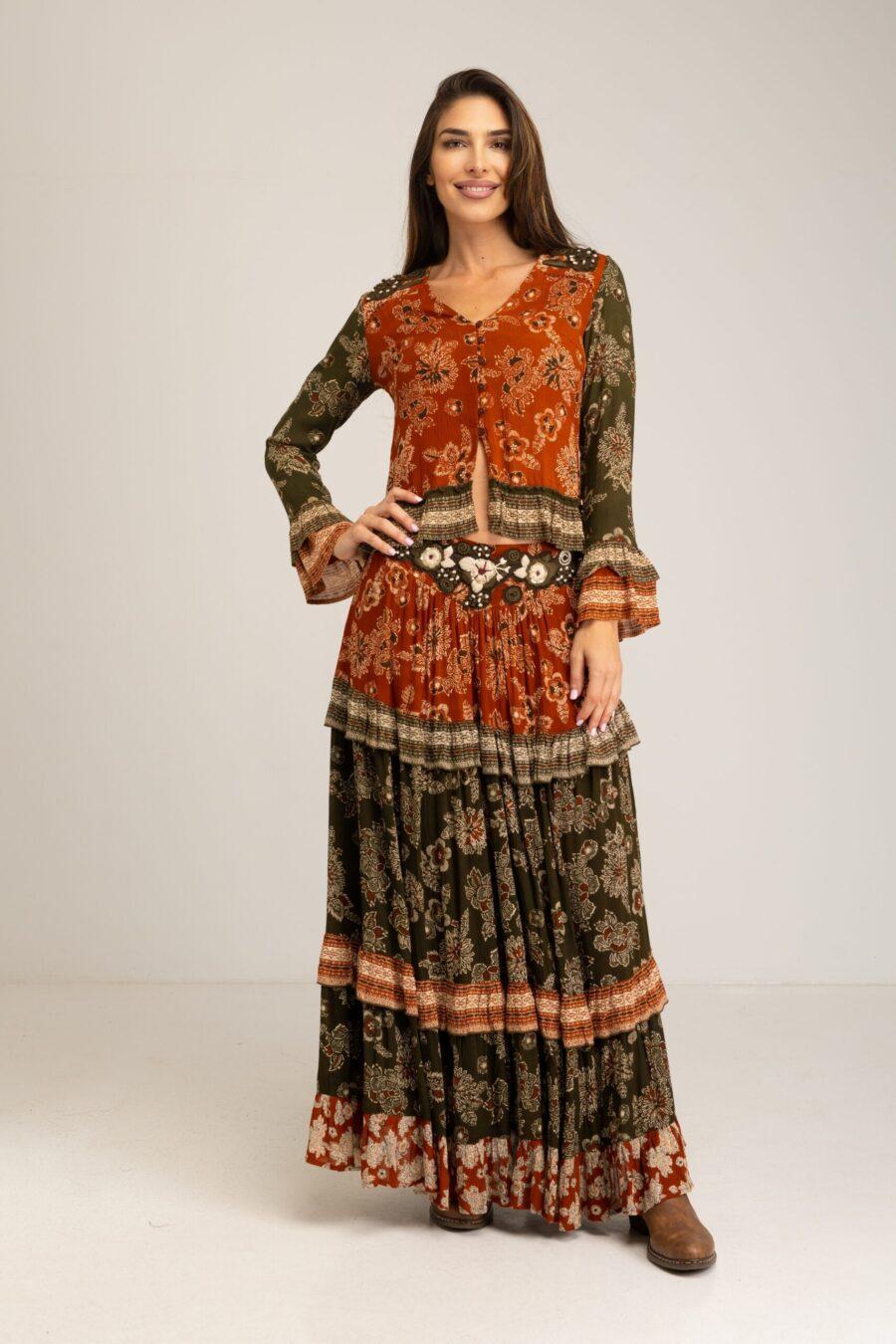 peace&love by calao FALDA CON CORTES PR3111F 2025