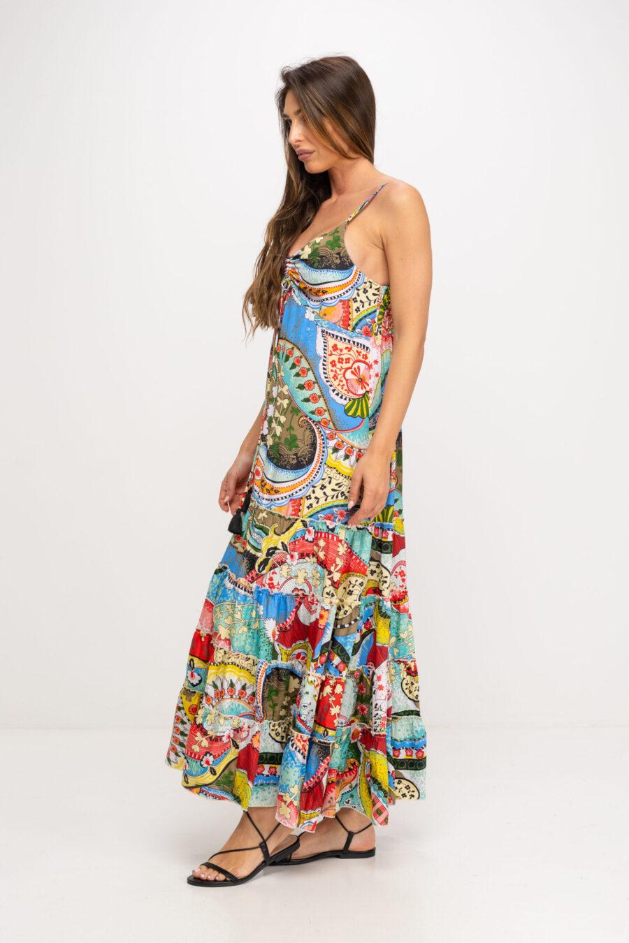 peace&love by calao VESTIDO LARGO ESTAMPADO Rebajas