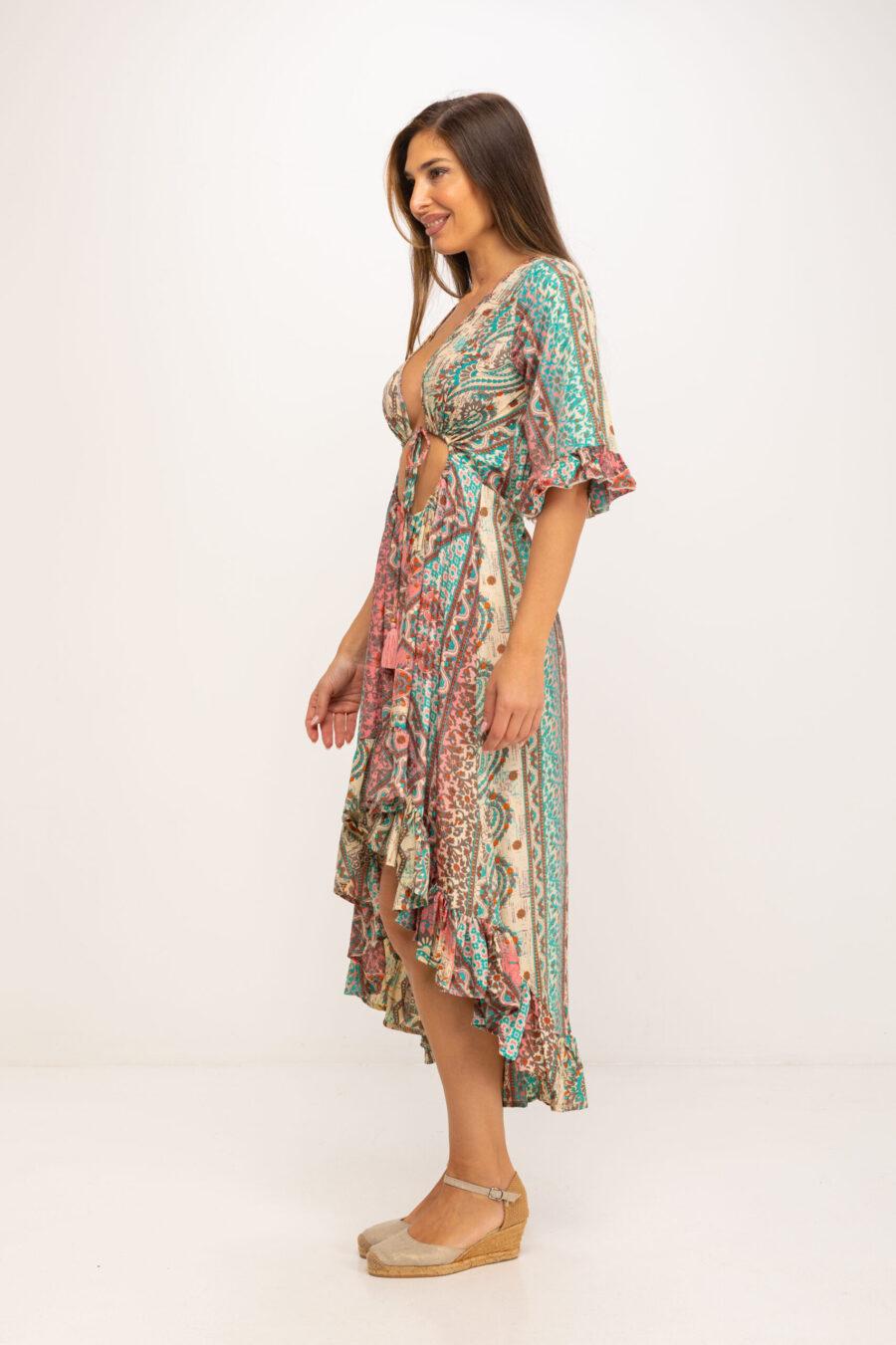 peace&love by calao VESTIDO MINI ESTAMPADO Venta caliente