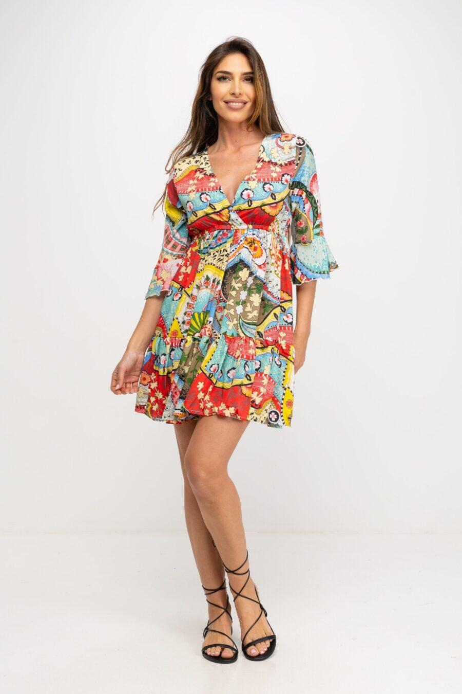 peace&love by calao VESTIDO ESTAMPADO CORTO Los más vendidos