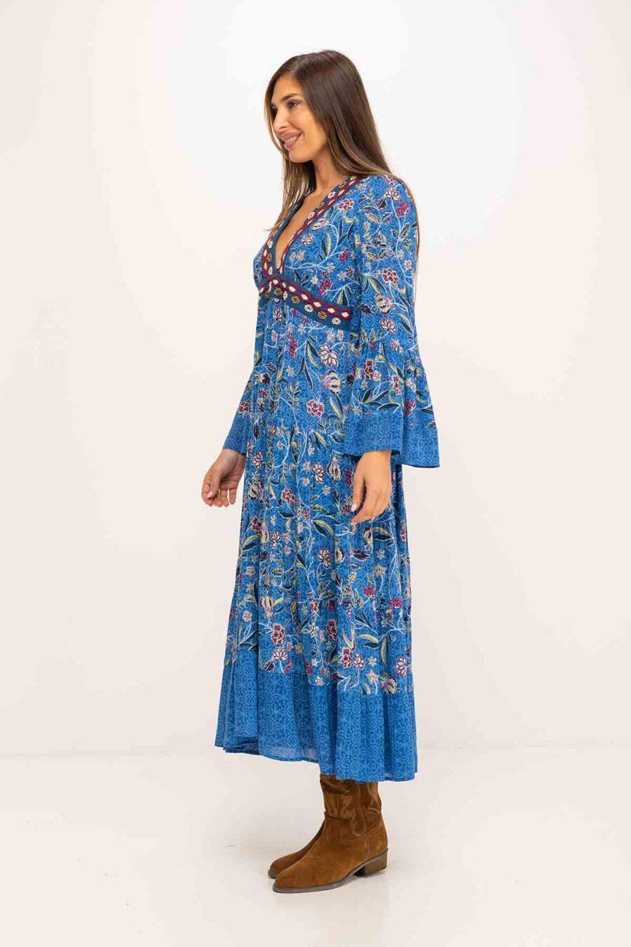peace&love by calao VESTIDO CUELLO EN UVE PR1160V Envío gratis