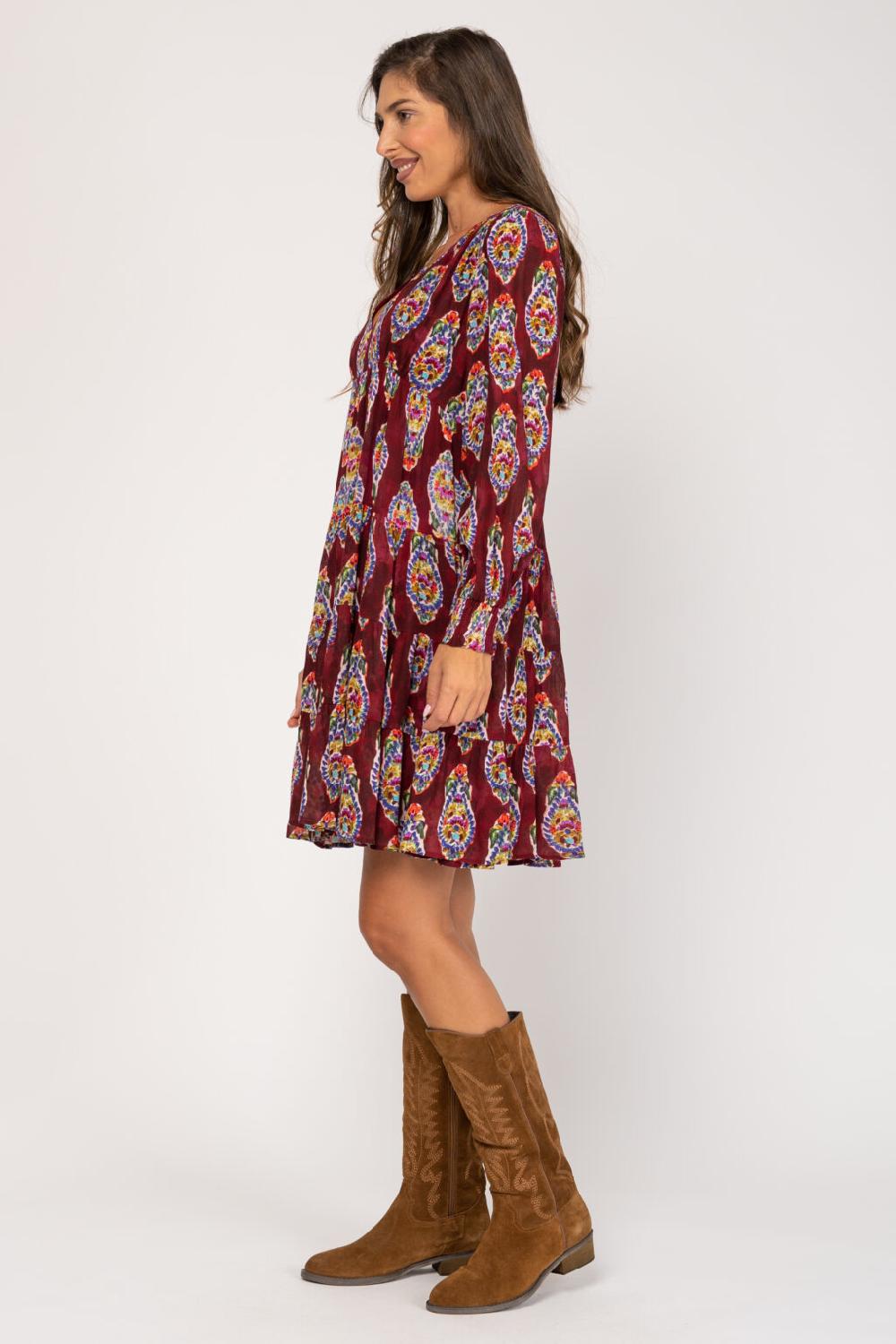 peace&love by calao VESTIDO ESTAMPADO PR8254V Precio de fábrica