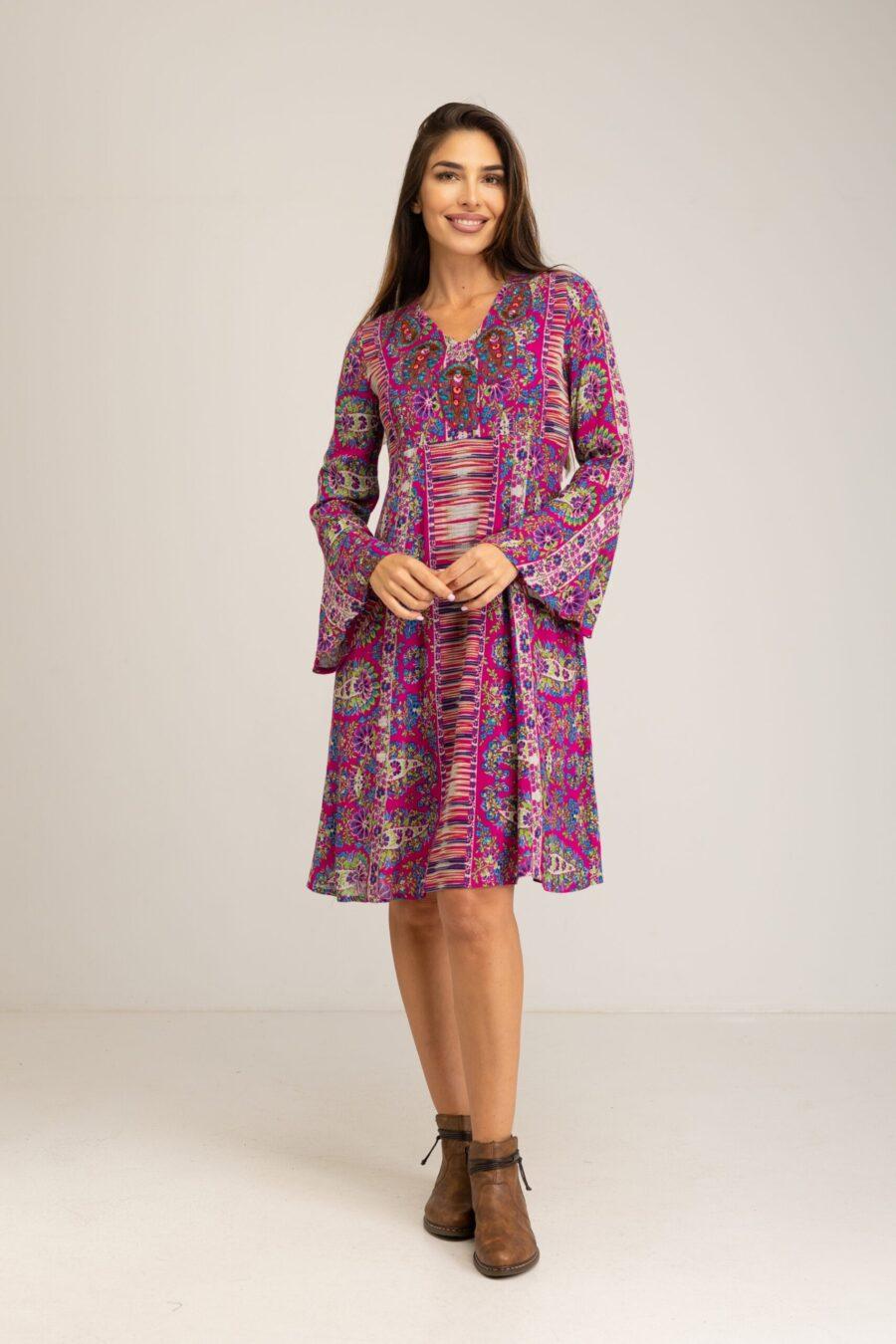 peace&love by calao VESTIDO ESTAMPADO PR3107V Promoción por tiempo limitado