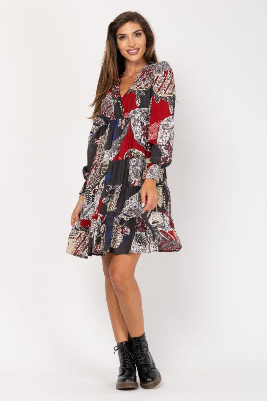 peace&love by calao VESTIDO ESTAMPADO IC8264V Liquidación