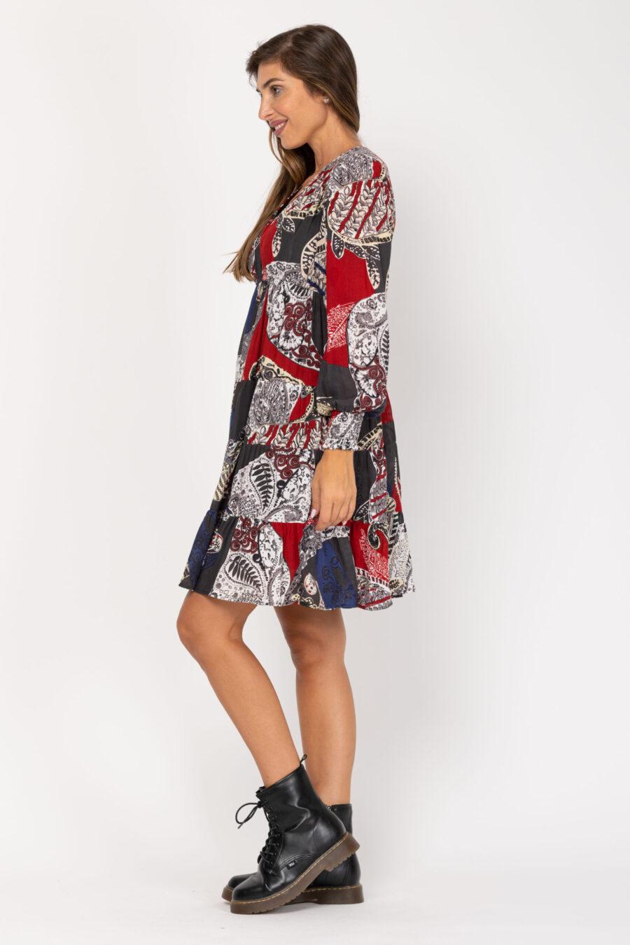 peace&love by calao VESTIDO ESTAMPADO IC8264V Liquidación
