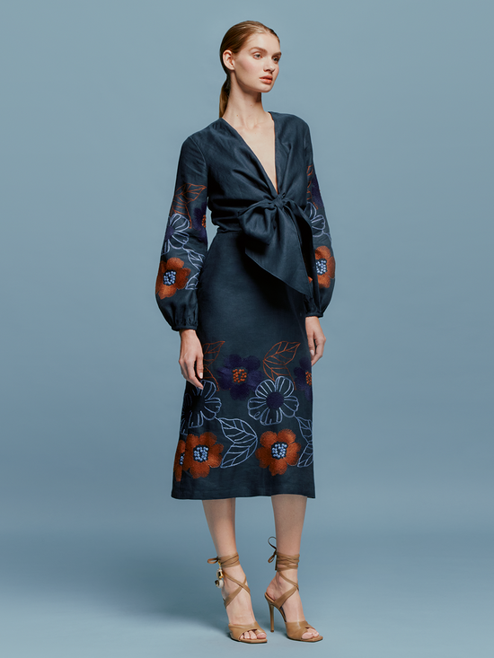 silvia tcherassi Vestido Laoise Promoción por tiempo limitado