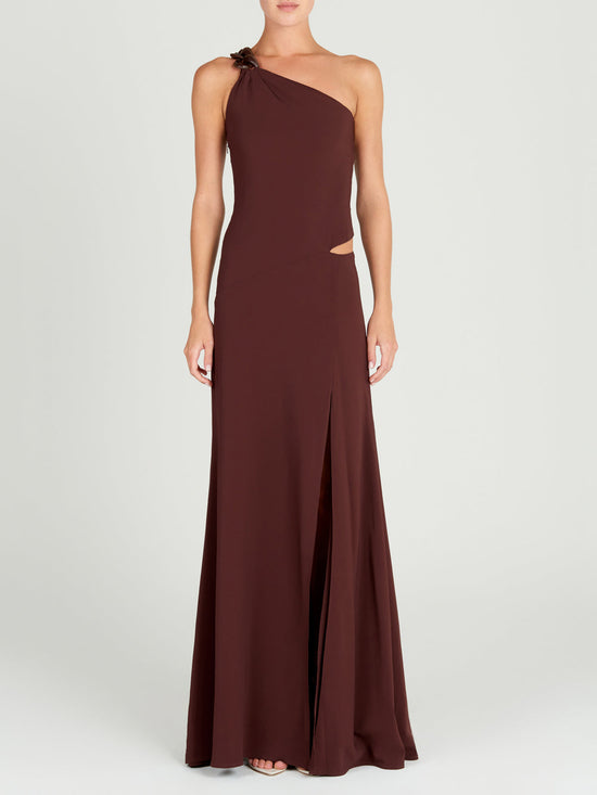 silvia tcherassi Nix Dress Brown Outlet