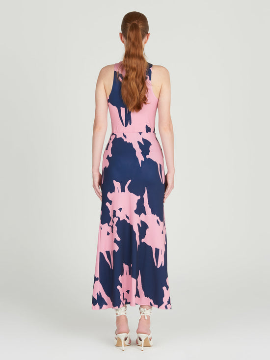 silvia tcherassi Trieste Skirt Pink Navy Tienda