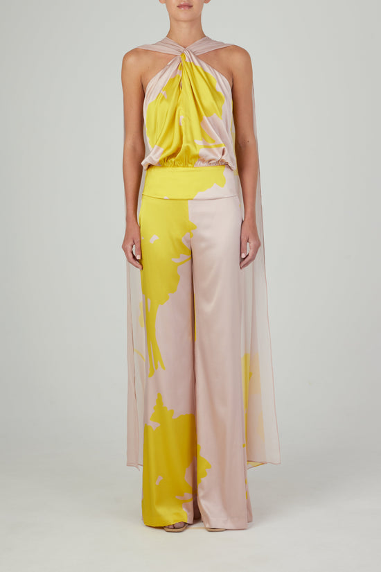 silvia tcherassi Vicenta Blouse Yellow Nude Envío gratis