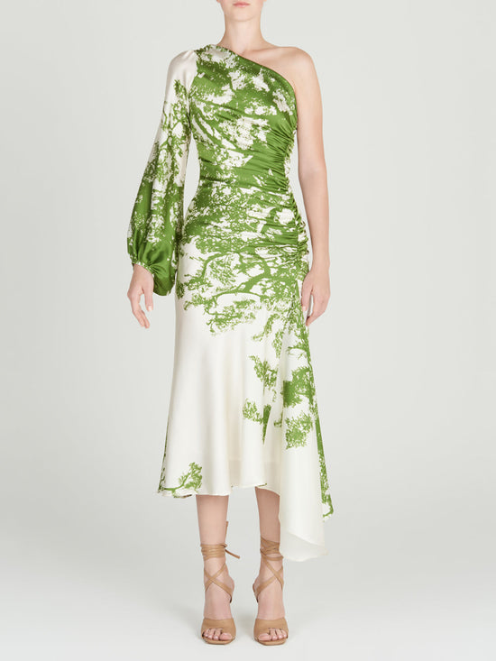 silvia tcherassi Villanova Dress Green Cyprus Devoluciones gratuitas