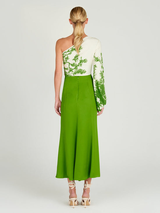 silvia tcherassi Oriana Blouse Green Cyprus En línea