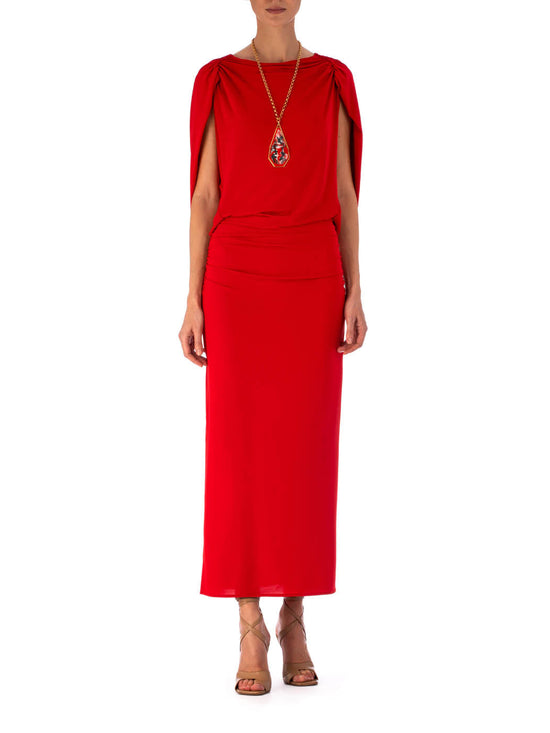 silvia tcherassi Vestido Harriet Rouge Ventas relámpago
