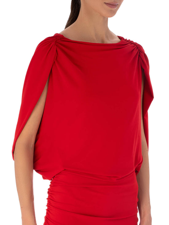 silvia tcherassi Vestido Harriet Rouge Ventas relámpago