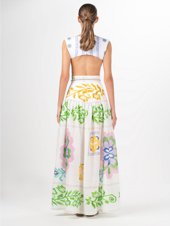 silvia tcherassi Bella One Piece Multicolor Floral Print Tienda