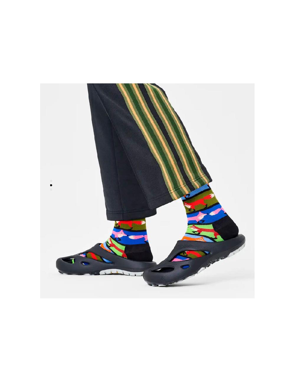 sombreros albero Calcetines Fox Stripe Sock Happy Socks Ofertas