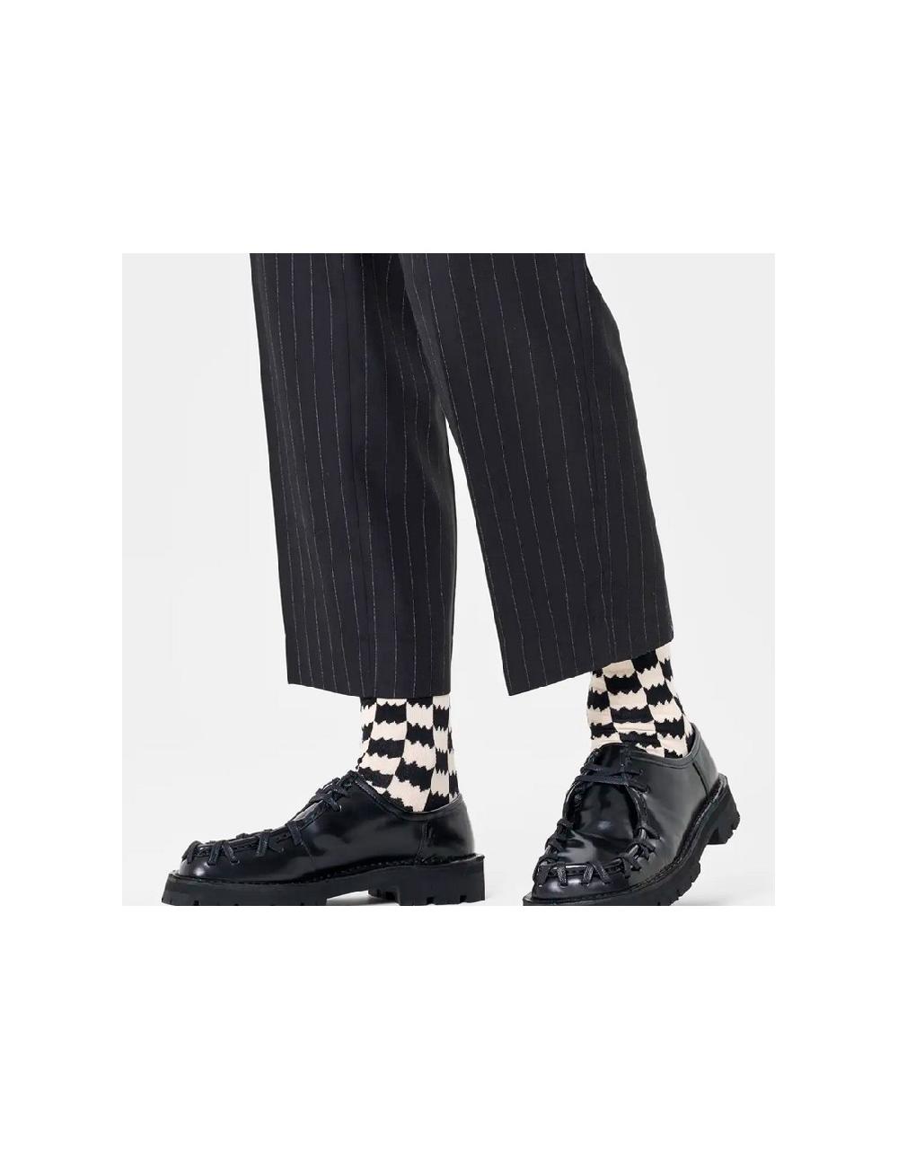 sombreros albero Calcetines Dizzy Check Sock Happy Socks Venta caliente