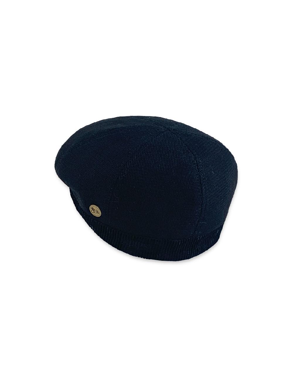 sombreros albero Gorra Damien Negra Precio de fábrica
