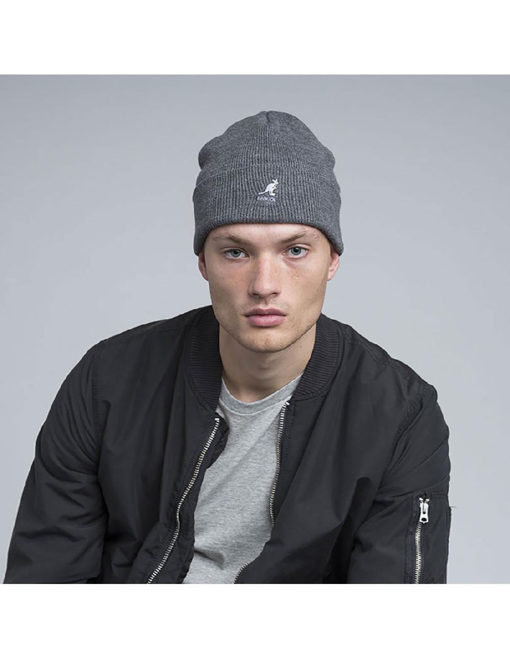sombreros albero Gorro Acrylic Pull-On Gris de Kangol