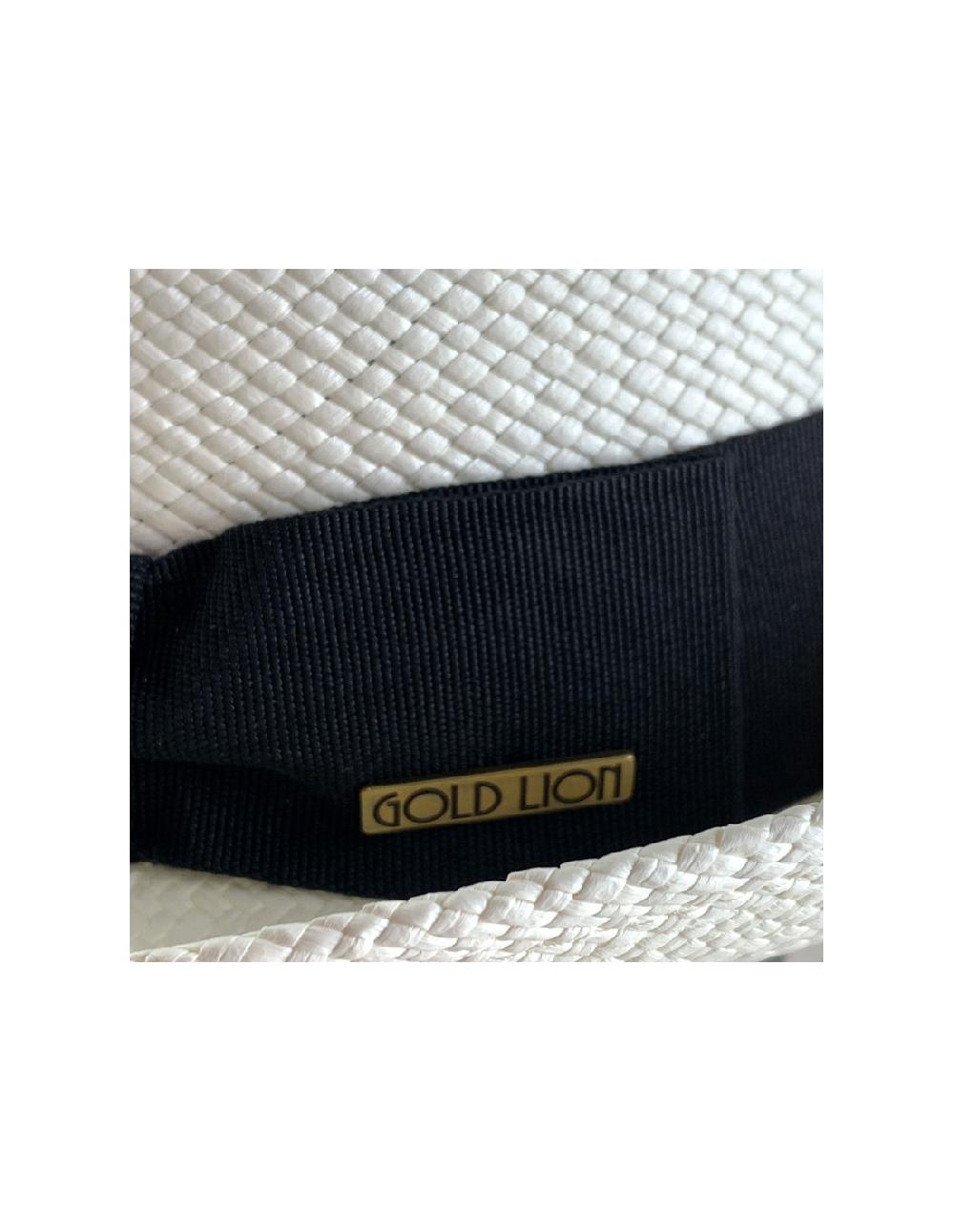 sombreros albero Sombrero Panamá Visconti Blanco Cinta Negro Oferta especial de fábrica