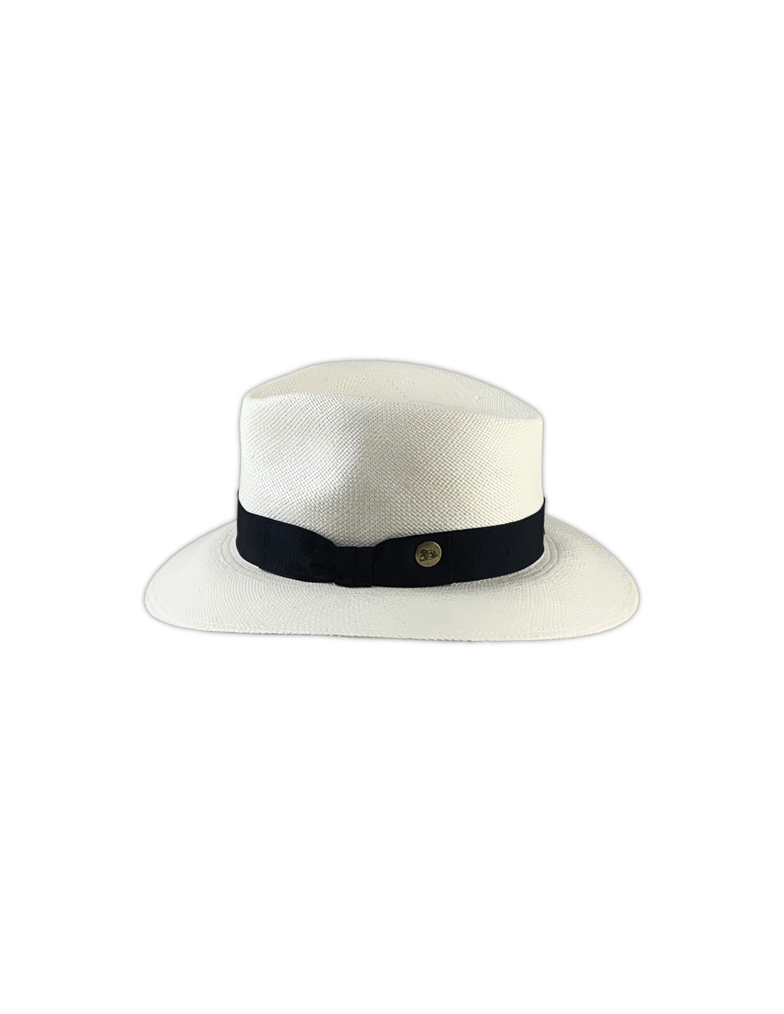sombreros albero Sombrero Panama Fontaine Blanco Cinta Negra Descuento por venta flash
