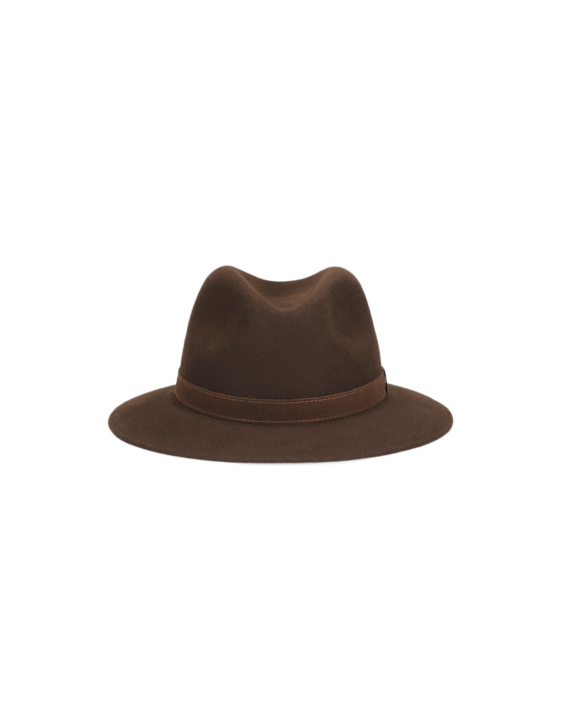 sombreros albero Sombrero Borsalino Alessandria Marrón Cinta Piel Rebajas top