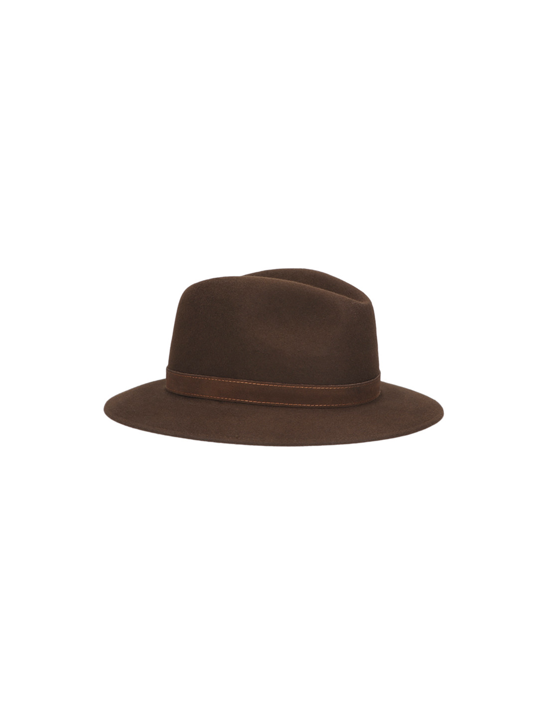 sombreros albero Sombrero Borsalino Alessandria Marrón Cinta Piel Rebajas top