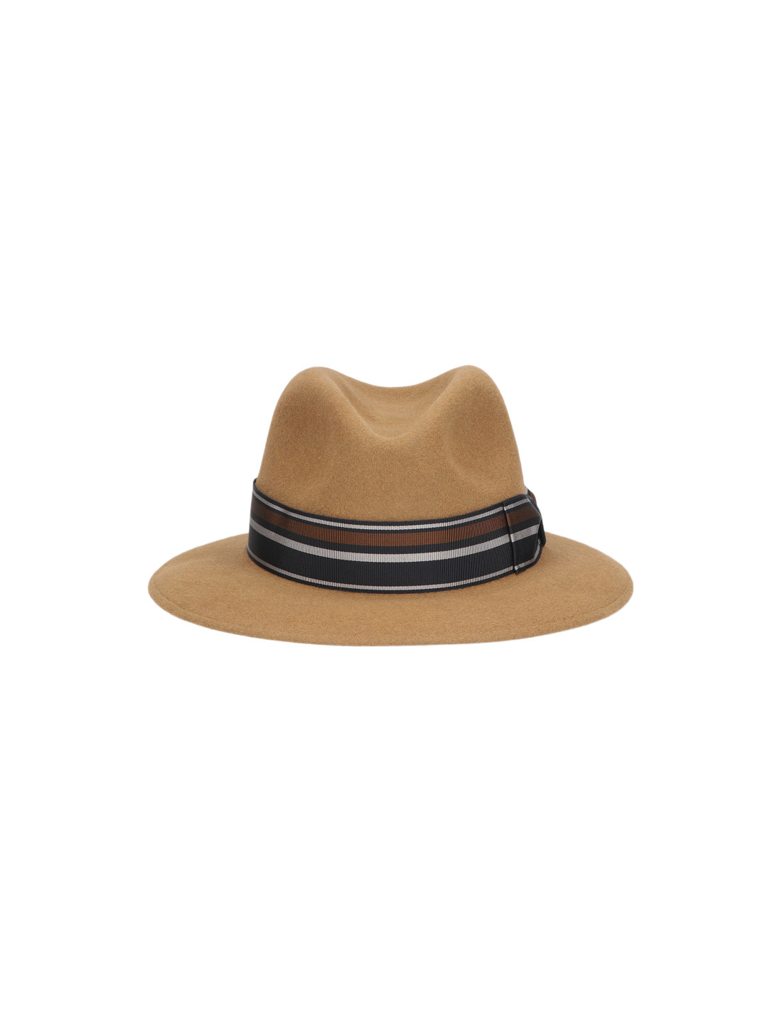 sombreros albero Sombrero Borsalino Alessandria Camel Cinta Rayada Oferta especial