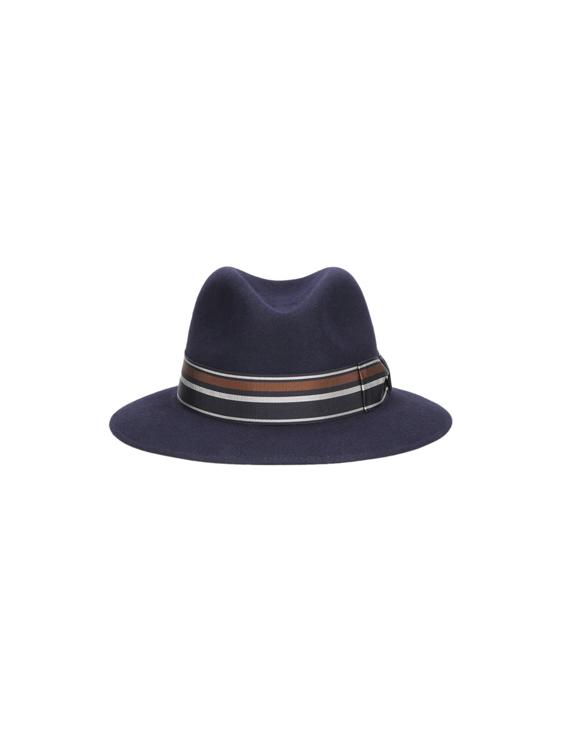 sombreros albero Sombrero Borsalino Alessandria Azul Marino Cinta Rayada Envío gratis