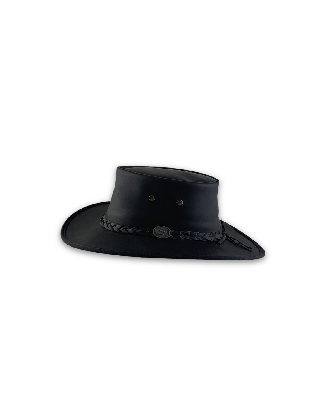 sombreros albero Sombrero Squashy Full Grain Negro Descuentos del mes